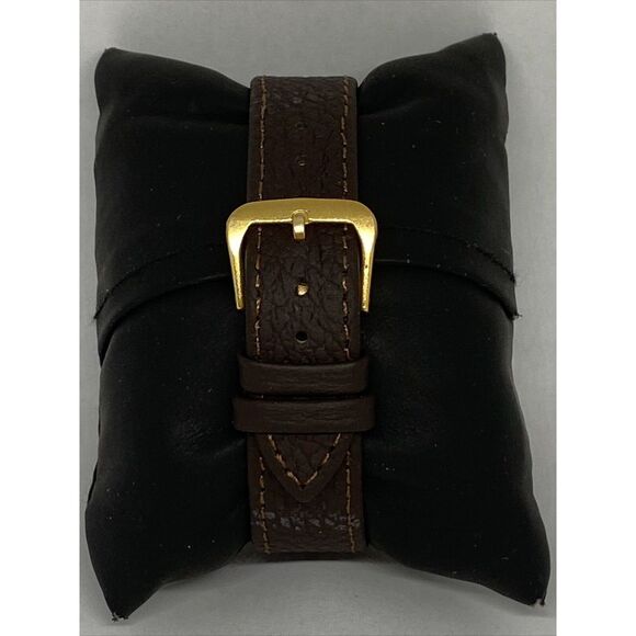 Michael Kors Ritz MK6328 Women Brown Leather Gold Analog Dial Quartz Watch Y214 - Picture 6 of 12